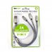 Tekmee 2A Braided Nylon 3-in-1 USB Cable